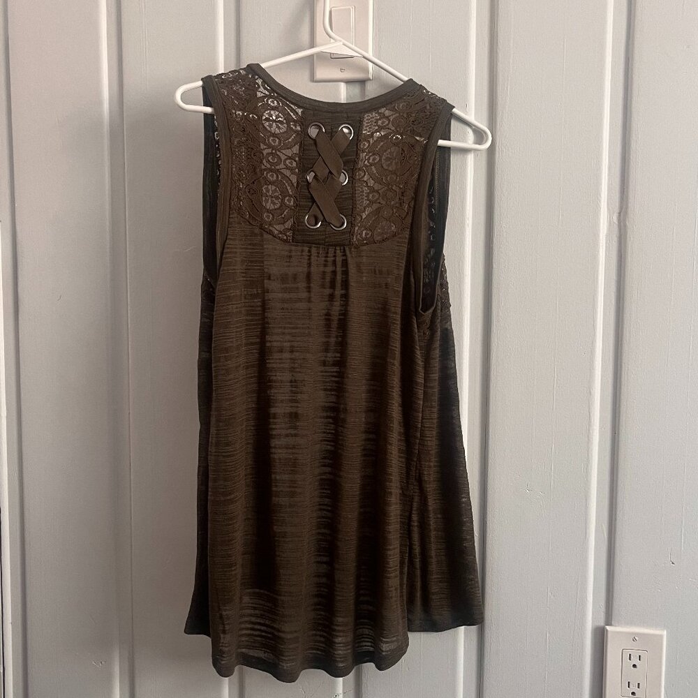 maurices womens' vest M (Olive - NWOT)